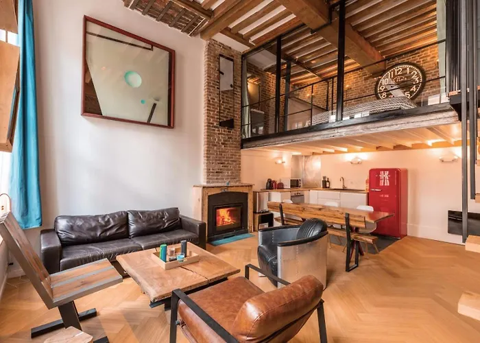 Appartamento Duplex D'architecte Avec 3 Lilla